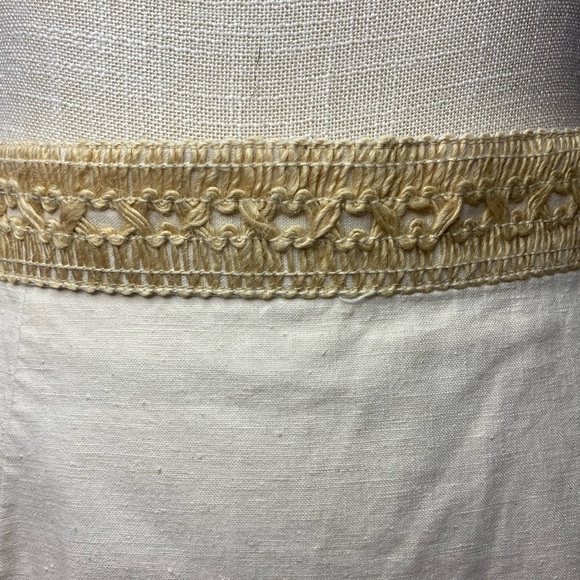 Bill Atkinson Glen of Michigan Vintage Cream Midi Skirt - Picture 2 of 5